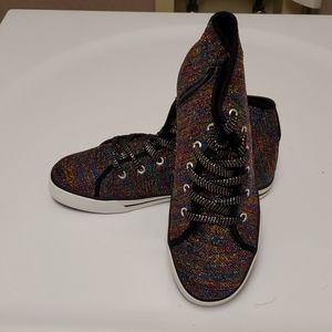 KIDPIK Nina Franny Black Shimmer Sneaker